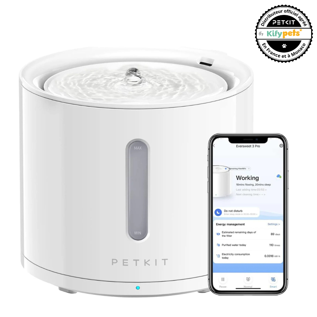 EVERSWEET Solo 2.0 fontaine a eau connectée pour animaux 2L